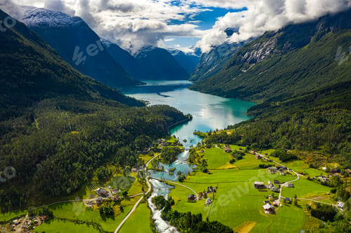 Preview: lovatnet lake Beautiful Nature Norway.