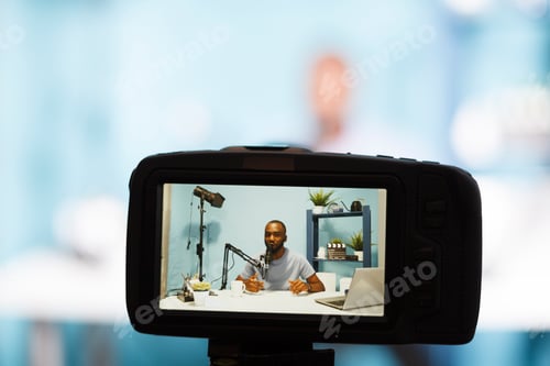 Preview: Blogger streaming om camera screen