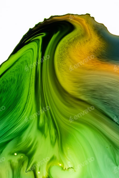 Preview: Abstract flow of liquid paints in mix