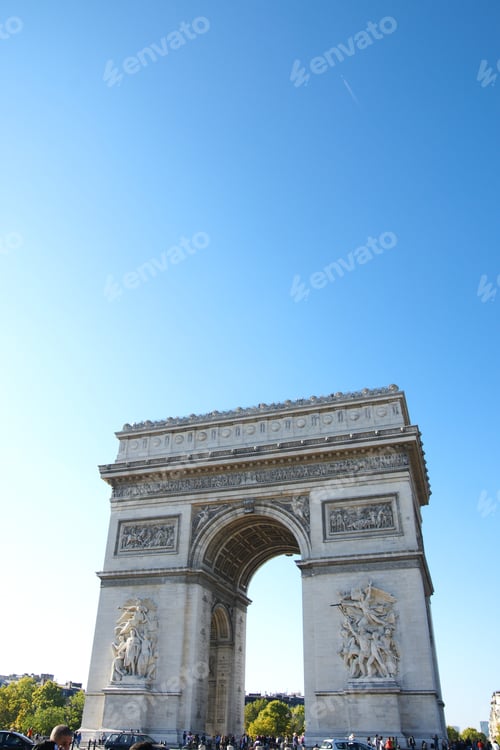 Preview: Arc de Triomphe located in Paris. September 21, 2020