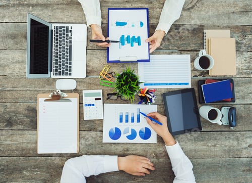 Preview: Close-up of hands of business meeting