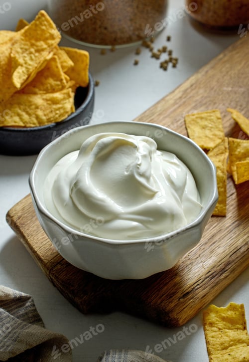 Preview: bowl of sour cream yogurt