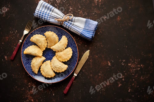 Preview: Deep Fried polish dumplings with meat filling