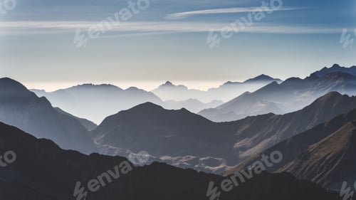 Preview: Horizontal panorama of hills