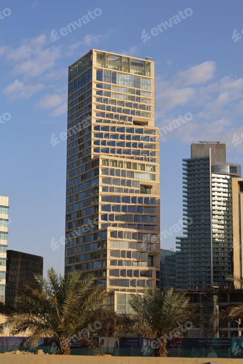 Preview: Beautiful architecture offices building with modern design Riyadh, Saudi Arabia