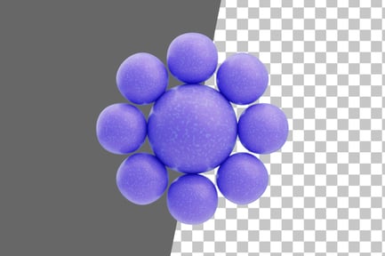 Preview: Orb With Surrounding Balls 3D Icon