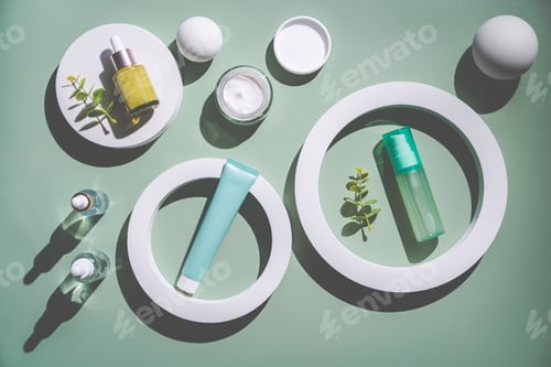 Preview: Bottles with serum or oil