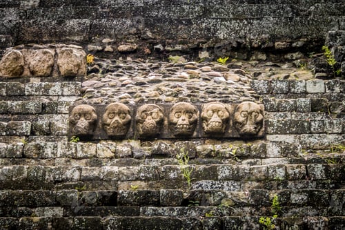 Preview: Carved detail at Mayan Ruins - Copan Archaeological Site, Honduras