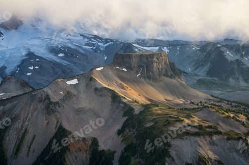Preview: Canadian Mountain Landscape, Nature Background