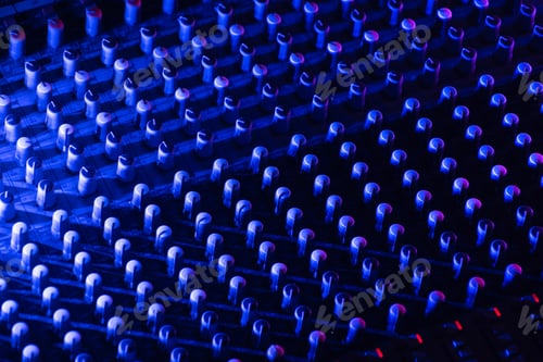 Preview: Mixes on CD players or track at nightclub during party for DJ. Nightlife of disco club in pub bar