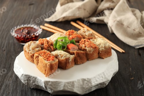 Preview: Tahu Bakso Viral with various Topping, Cheese, Chilli, Chicken, Meat