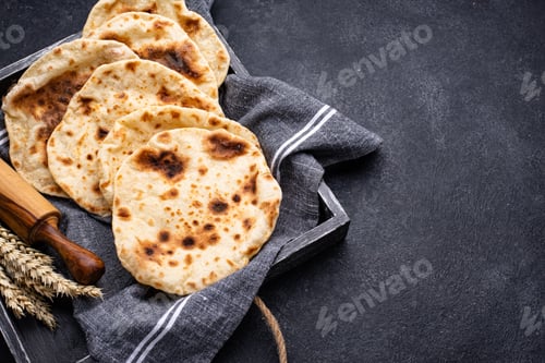 Preview: Pita bread, traditional Jewish food
