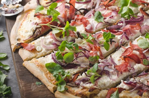 Preview: Onion vegetable pie with herbs