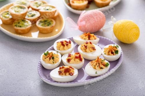 Preview: Deviled eggs and mini quiches, appetizers for Easter