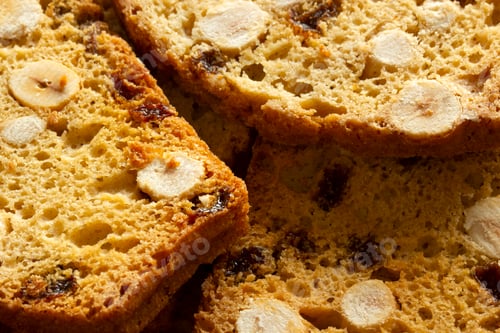 Preview: Crispy biscuits with fruit. Italian biscotti.
