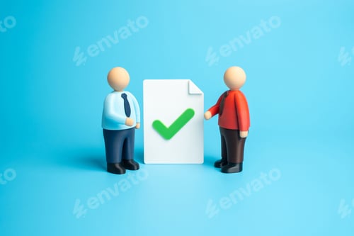 Preview: Conclude a contract. Execute a business agreement. Corporate success