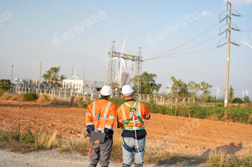 Preview: Wind turbine service engineer plan for inspection and maintenance renewable electricity generator