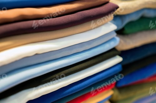 Preview: Istanbul, Turkey - January 2022 textile and cloth at The Grand Bazaar