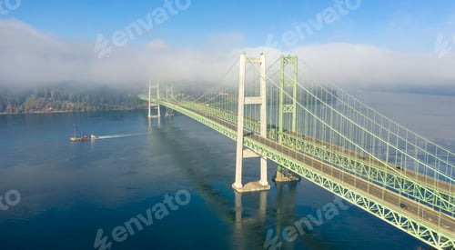 Preview: Commutters Travel Back and Forth Tacoma Narrows Bridges Tacoma