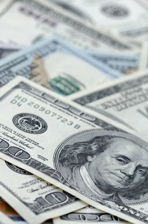 Preview: Background of 100 dollar bills