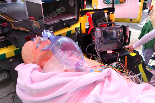 Preview: Training dummy used by paramedic trainees.