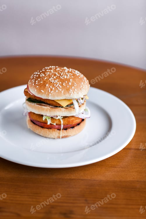 Preview: Fresh tasty hamburger