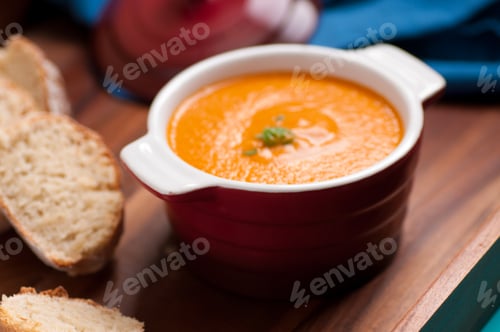 Preview: squash and chickpea tomato soup