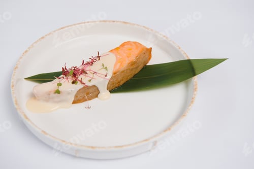 Preview: The Roasted salmon and vegetables
