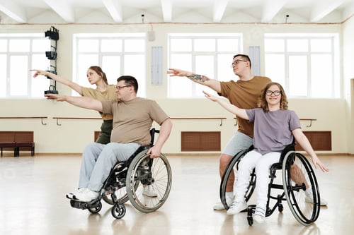 Preview: Diverse People Practicing Beautiful Dance