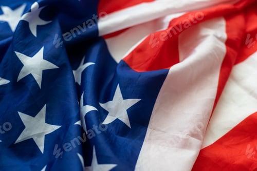 Preview: Stars and Stripes Abstract Background Close Up