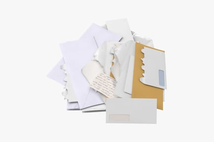 Preview: Pile of Opened & Unopened Letters