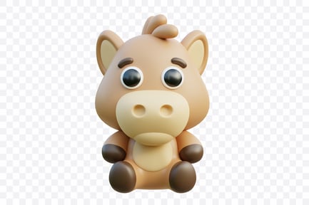 Preview: Friendly Horse Character