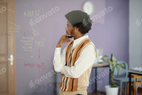 Preview: Man Working on Business Plan