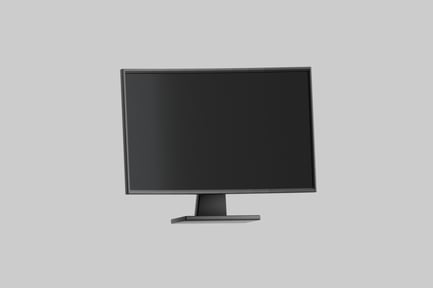 Preview: Sleek flat panel display monitor