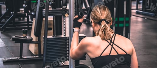 Preview: Gym.Fitness woman working gym,exercises,workout fit gym