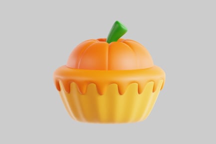 Preview: Pumpkin cupcake halloween treat