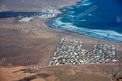 Preview: Famara coastline on Lanzarote island