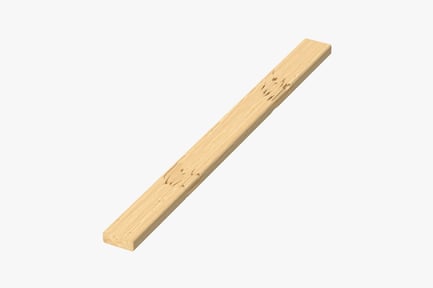 Preview: Distressed Wooden Beam with Cracks