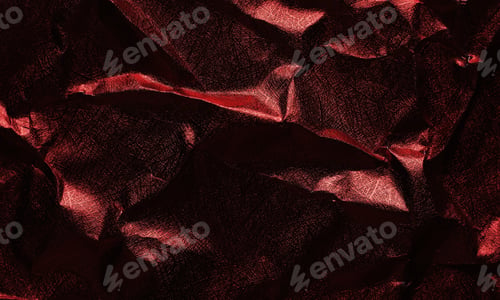 Preview: Background of crumpled red metal sheet