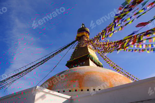Preview: Boudhanath Stupa in Kathmandu, Nepal, UNESCO World Heritage Site.