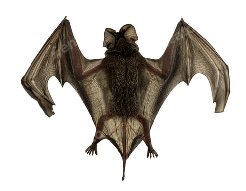 Preview: Baby bat Spread wings are flying