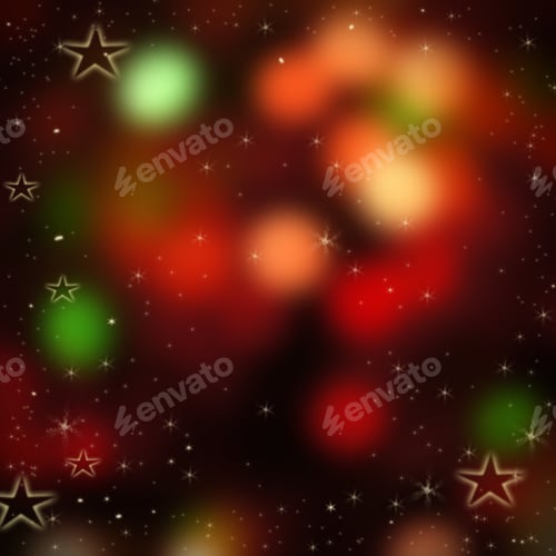 Preview: Christmas Bokeh With Star For Background