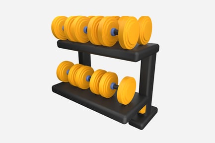 Preview: Dumbbell Rack