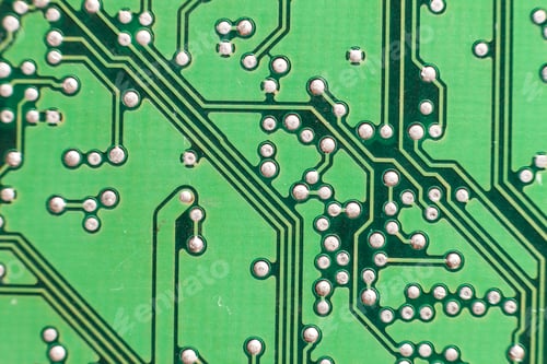 Preview: Circuit board. Electronic computer hardware technology.