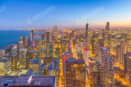 Preview: Chicago, Illinois, USA Skyline