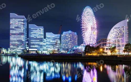 Preview: Yokohama skyline at night