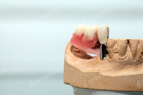 Preview: Zirconium Porcelain Tooth plate in Dentist Store