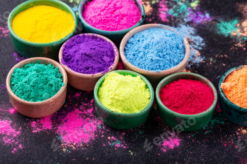 Preview: Gulal colors for Indian Holi festival