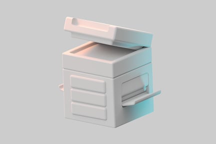 Preview: Simple white scanner device object