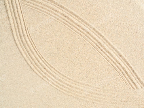Preview: Zen garden sand background Japanese